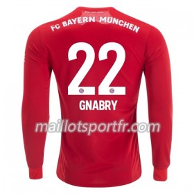 Maillot de Foot Bayern Munich Serge Gnabry 22 Domicile 2019/20 ML